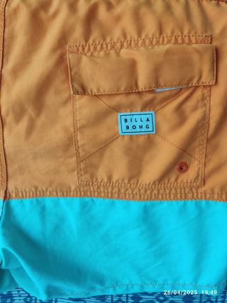 Bañador Billabong naranja-teal