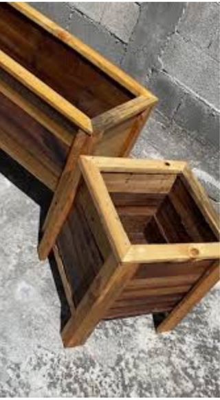 Jardinera de madera
