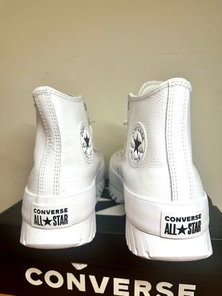 Converse blancas piel 45