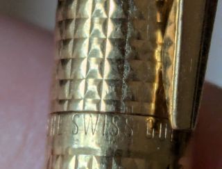 Bolígrafo Caran D, ache hecho en Suiza.