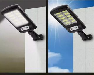 4 Fari Lampioncini Solari 120 Led Sensore Moviment