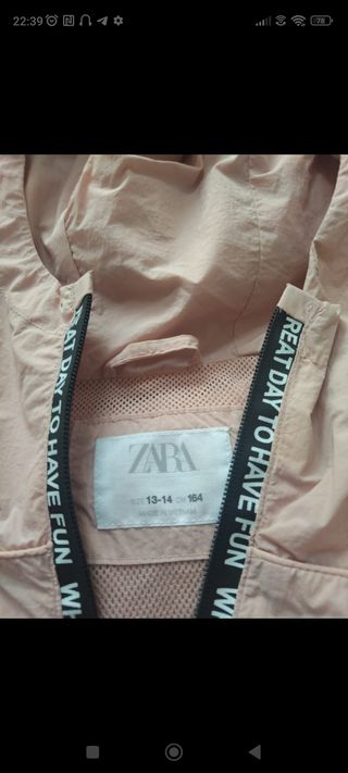 Abrigos Zara niña (13-14) - Rosa y Beige