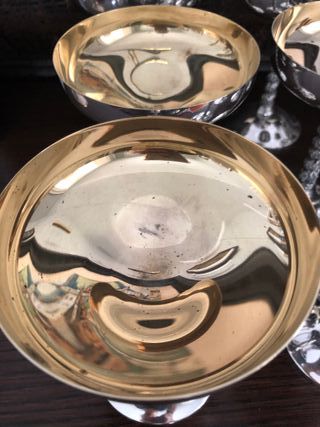 Coppe inglesi vintage in argento