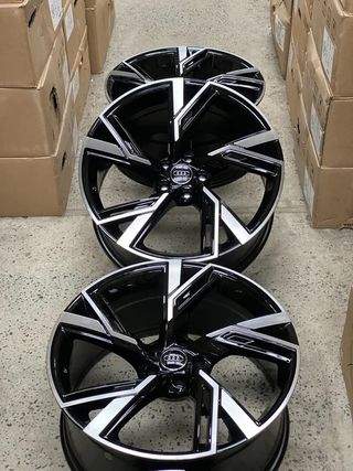 LLANTAS AUDI 19 PULGADAS MOD. RS6 NEW NEGRO.