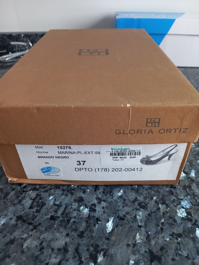 Gloria Ortiz - Zapatos negros tacón 37