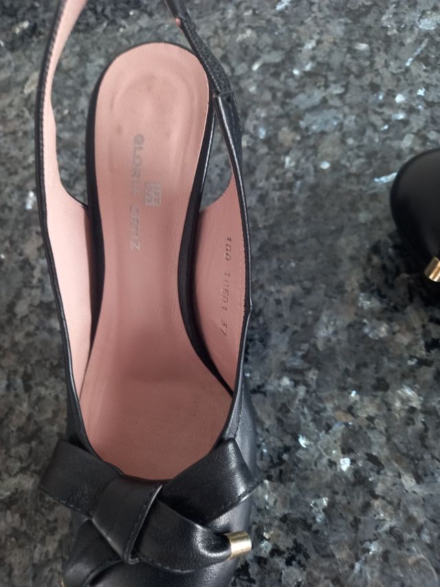 Gloria Ortiz - Zapatos negros tacón 37