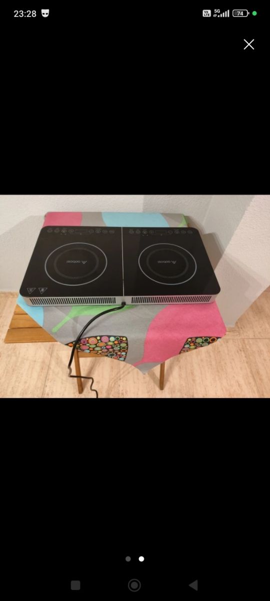 vitrocerámica de inducción portatil