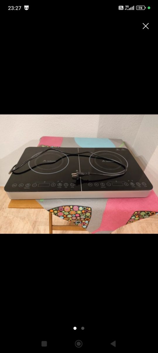 vitrocerámica de inducción portatil