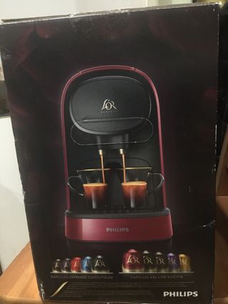 Cafetera Philips L'Or Barista Sunset Rubis