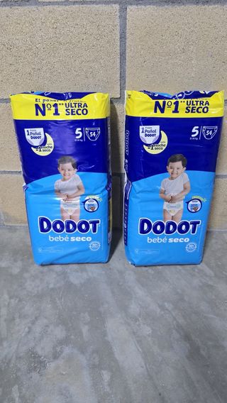 Dodot Bebé Seco Talla 5 (2 paquetes)