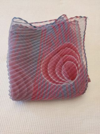 Pañuelo Fular Plisado Vintage Original Años 70