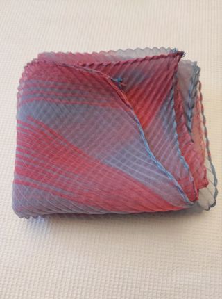 Pañuelo Fular Plisado Vintage Original Años 70