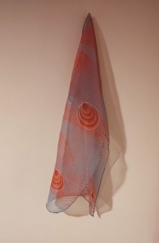 Pañuelo Fular Plisado Vintage Original Años 70