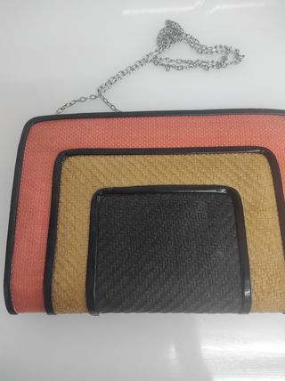 Bolso bandolera tricolor