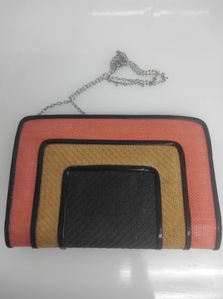Bolso bandolera tricolor