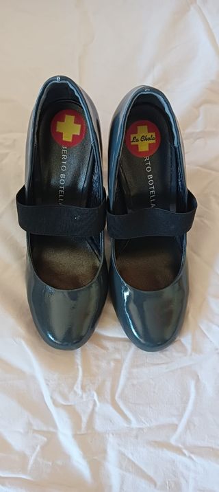 Zapato tacón Roberto Botella - Gris