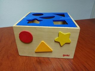 Juguete piezas madera para bebés