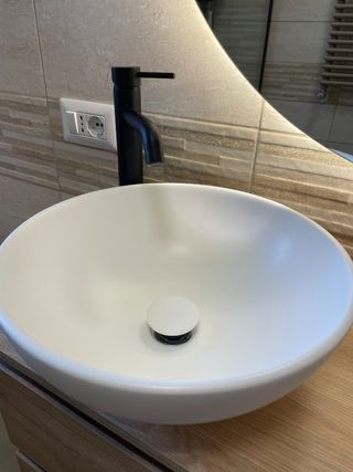 Mobile bagno 2 lavabi legno bianco
