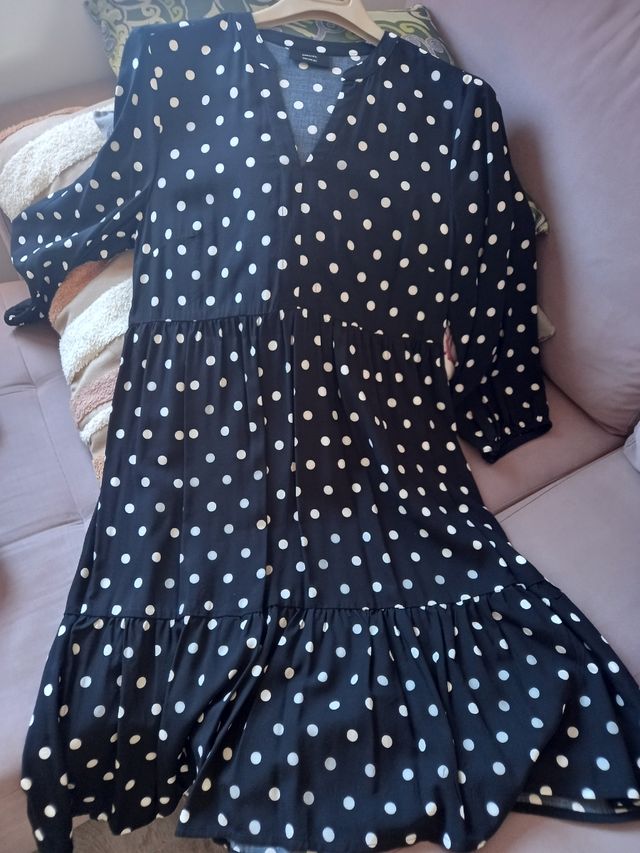 Vestido lunares Yesssica! negro