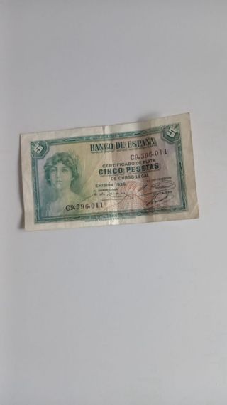 2 Pesetas España - Billetes antiguos