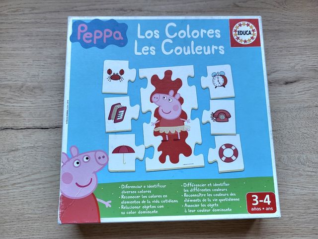 Puzzle Peppa Pig Colores