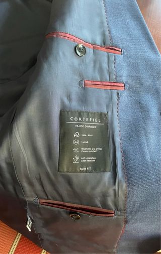 Traje chaqueta slim fit de cuadritos Cortefiel