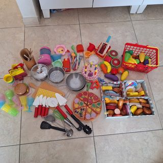 Cocinita infantil madera + accesorios