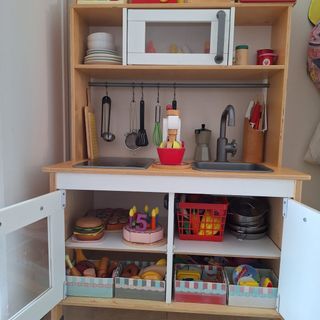 Cocinita infantil madera + accesorios