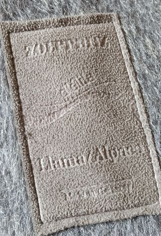 Abrigo mujer alpaca talla 44