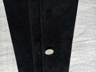 Bolso clutch negro terciopelo