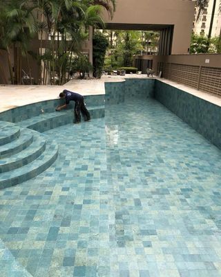 Alicatado piscina- Valencia

