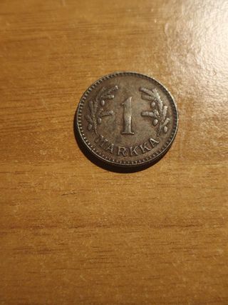 Moneta 1 Markka Finlandese 1948