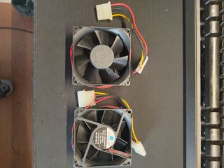 Dos ventiladores Molex 60mm