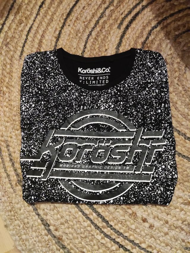 Camiseta Koroshi&Co. negra - Talla M