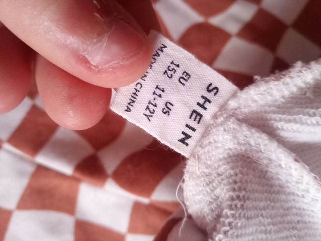 Chándal SHEIN marrón-blanco