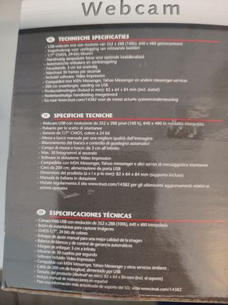 Webcam Trust WB-1400T - Antigua