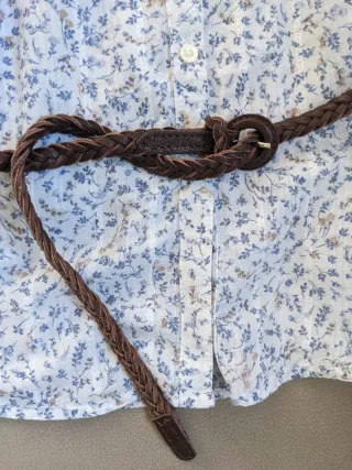 Blusa estampado floral con cinturón Pimkie