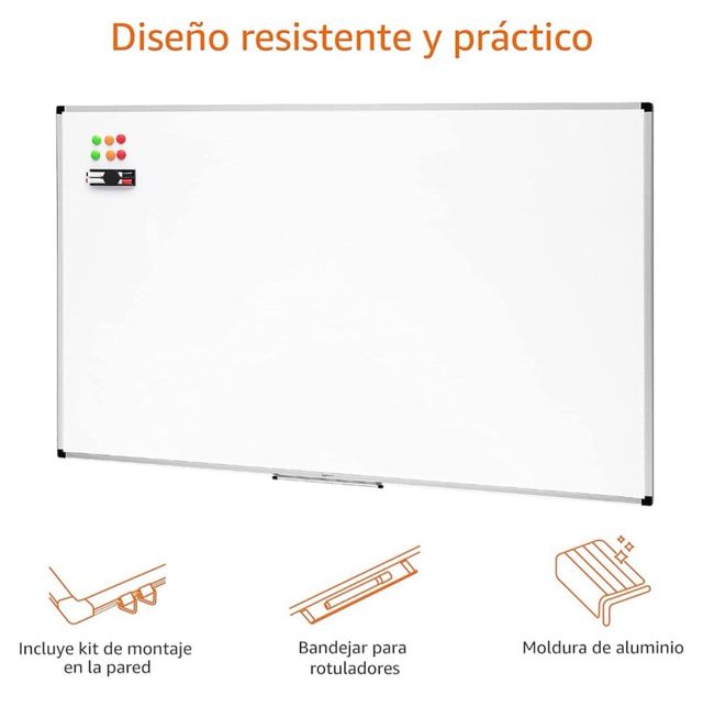 Pizarra blanca magnética