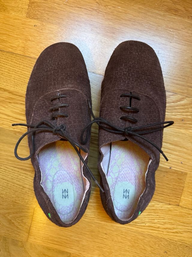 Zapato cordones mujer