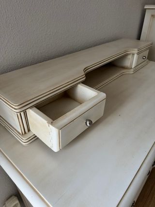 Cómoda blanca madera maciza