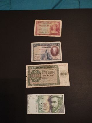 Billetes españoles 