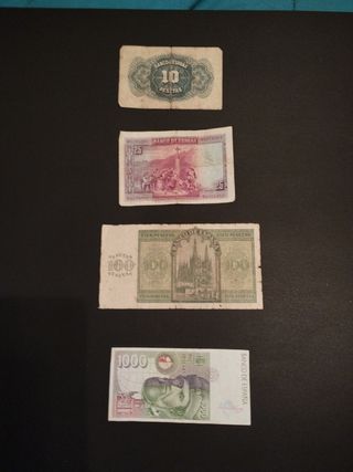 Billetes españoles 