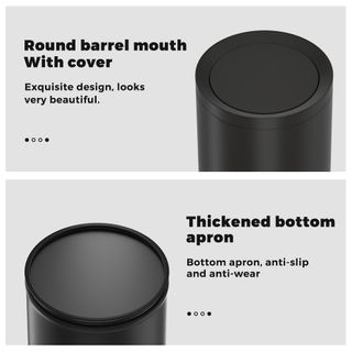 Elevar el cubo de basura, 12 L, metal