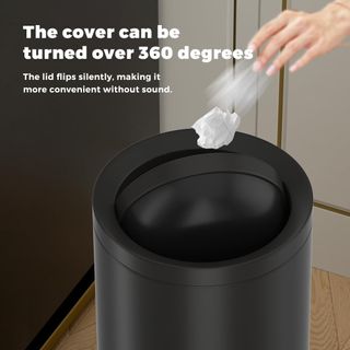 Elevar el cubo de basura, 12 L, metal