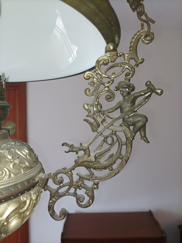 Làmpara antigua sube baja