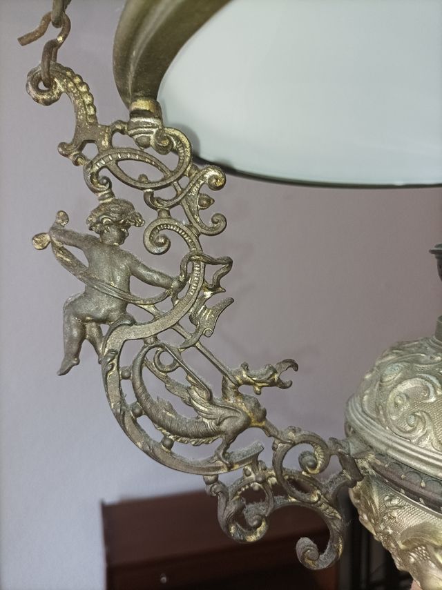 Làmpara antigua sube baja