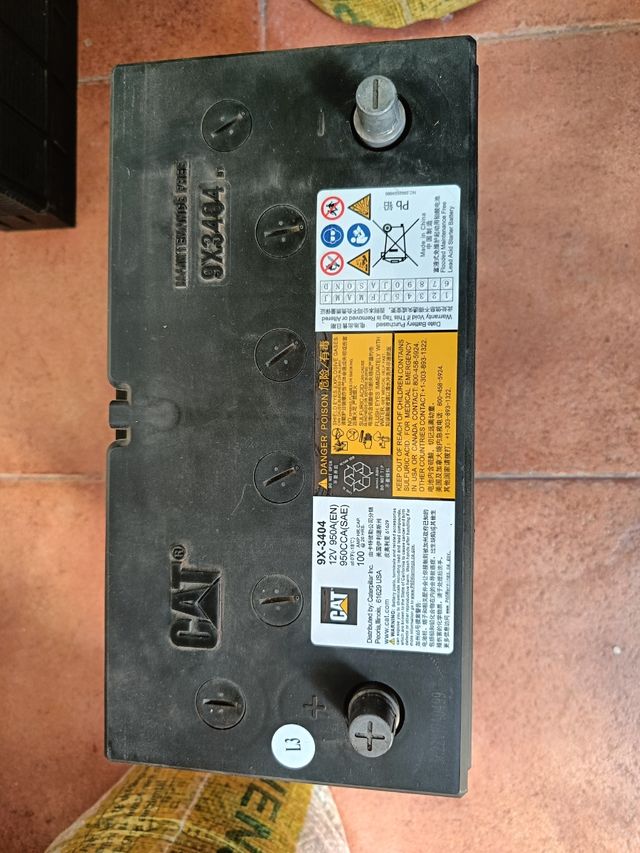 2 Baterías CAT 9X3404 - 12V
