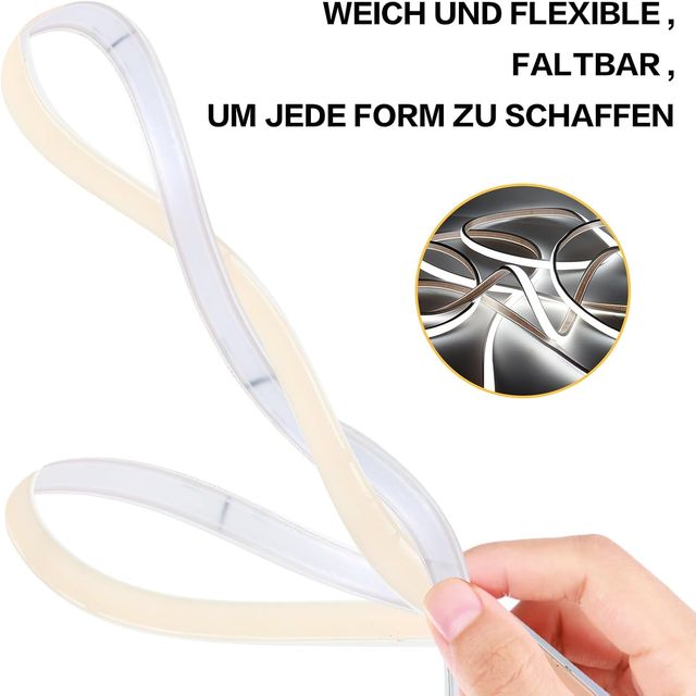 Tira LED COB 220V 230V Conexión Directa 1M Blanco 