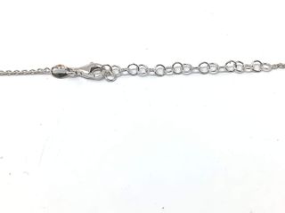 collar plata 925mm con piedra con circonita 22cm