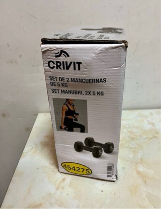 2 mancuernas de 5kg
